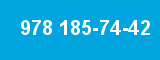 978 185-74-42 978 185-74-42